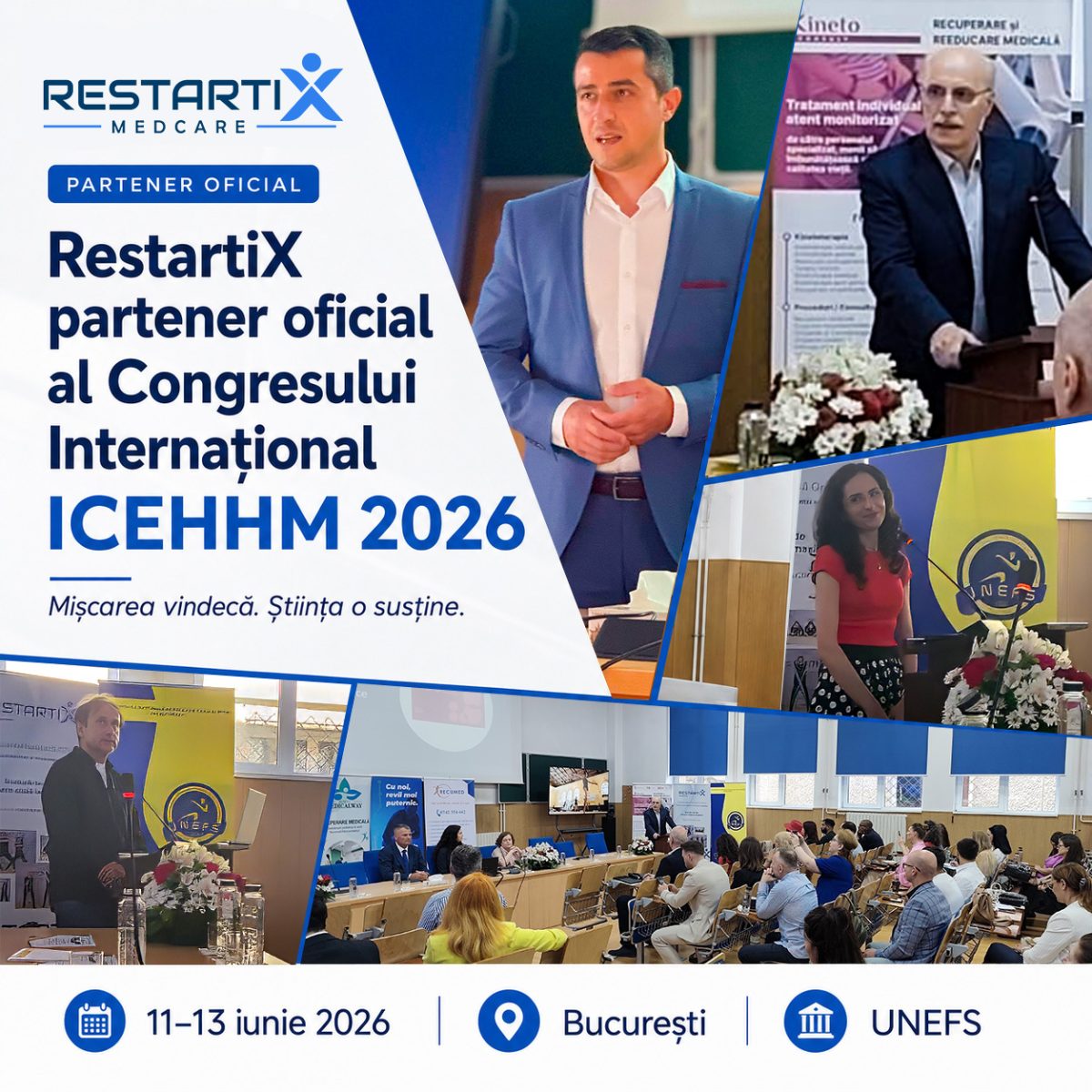 RestartiX partener oficial al Congresului Internațional ICEHHM 2026